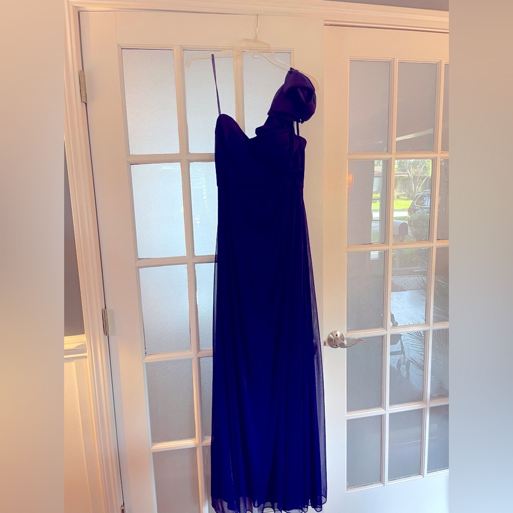 Purple cocktail / black tie gown